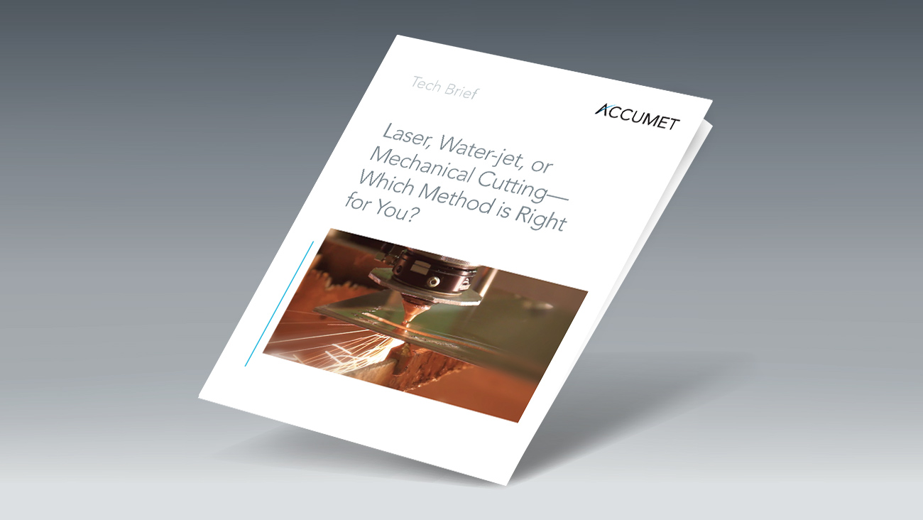 Tech Brief Helps in Deciding Which Industrial Cutting Method is Right for You